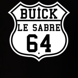 Highway Route 1964 Buick Le Sabre Classic Car T Shirt