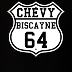 Highway Route 1964 Chevy Biscayne Classic Car T Shirt