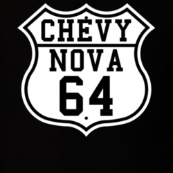 Highway Route 1964 Chevy Nova Classic Car T Shirt