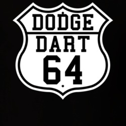 Highway Route 1964 Dodge Dart Classic Car T Shirt