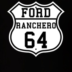 Highway Route 1964 Ranchero Classic Car T Shirt