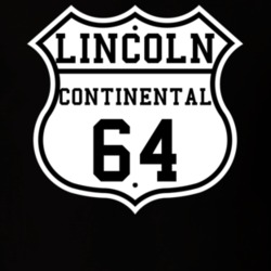 Highway Route 1964 Lincoln Continental Classic Car T Shirt