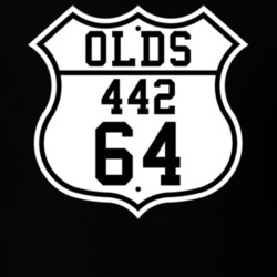 Highway Route 1964 Oldsmobile 442 Classic Car T Shirt