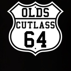Highway Route 1964 Oldsmobile CutlaSS Classic Car T Shirt