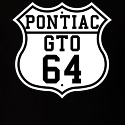 Highway Route 1964 Pontiac GTO Classic Car T Shirt