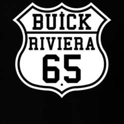 Highway Route 1965 Buick Riviera Classic Car T Shirt