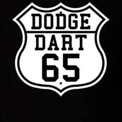 Highway Route 1965 Dodge Dart Classic Car T Shirt