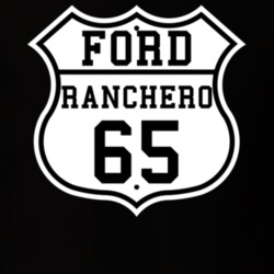 Highway Route 1965 Ranchero Classic Car T Shirt