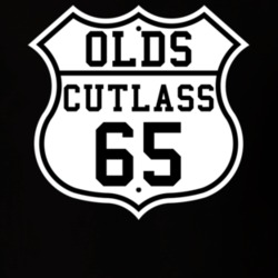 Highway Route 1965 Oldsmobile CutlaSS Classic Car T Shirt