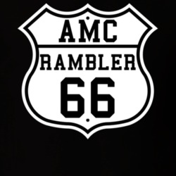 Highway Route 1966 AMC Rambler Classic Car T Shirt