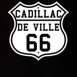 Highway Route 1966 Cadillac De Ville Classic Car T Shirt