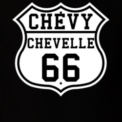 Highway Route 1966 Chevelle Classic Car T Shirt