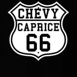 Highway Route 1966 Chevy Caprice Classic Car T Shirt