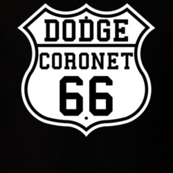 Highway Route 1966 Dodge Coronet Classic Car T Shirt