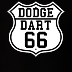 Highway Route 1966 Dodge Dart Classic Car T Shirt