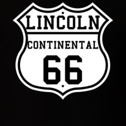 Highway Route 1966 Lincoln Continental Classic Car T Shirt