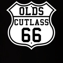 Highway Route 1966 Oldsmobile CutlaSS Classic Car T Shirt