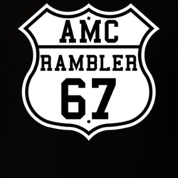 Highway Route 1967 AMC Rambler Classic Car T Shirt