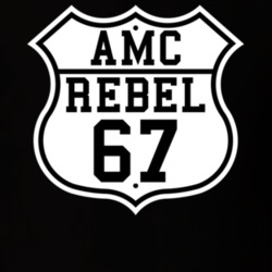 Highway Route 1967 AMC Rebel Classic Car T Shirt