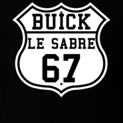 Highway Route 1967 Buick Le Sabre Classic Car T Shirt