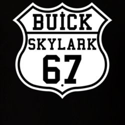 Highway Route 1967 Buick Skylark Classic Car T Shirt