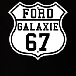 Highway Route 1967 Galaxie Classic Car T Shirt