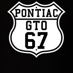 Highway Route 1967 Pontiac GTO Classic Car T Shirt