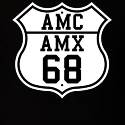 Highway Route 1968 AMC AMX Classic Car T Shirt