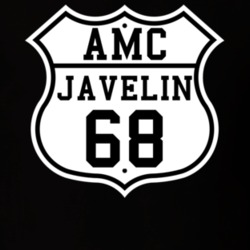 Highway Route 1968 AMC Javelin Classic Car T Shirt