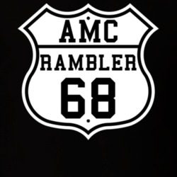 Highway Route 1968 AMC Rambler Classic Car T Shirt