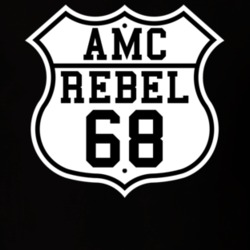 Highway Route 1968 AMC Rebel Classic Car T Shirt