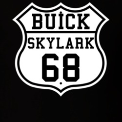 Highway Route 1968 Buick Skylark Classic Car T Shirt