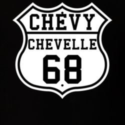 Highway Route 1968 Chevelle Classic Car T Shirt