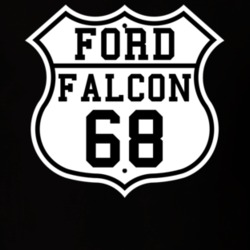 Highway Route 1968 Falcon Classic Car T Shirt