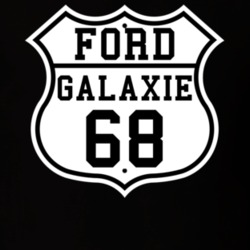 Highway Route 1968 Galaxie Classic Car T Shirt