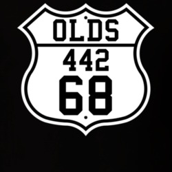 Highway Route 1968 Oldsmobile 442 Classic Car T Shirt