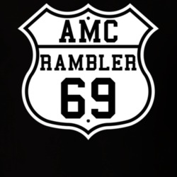 Highway Route 1969 AMC Rambler Classic Car T Shirt