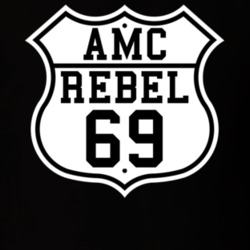 Highway Route 1969 AMC Rebel Classic Car T Shirt