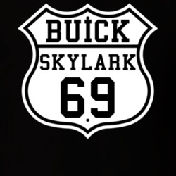 Highway Route 1969 Buick Skylark Classic Car T Shirt