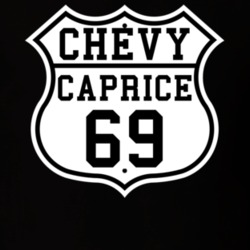 Highway Route 1969 Chevy Caprice Classic Car T Shirt