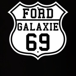 Highway Route 1969 Galaxie Classic Car T Shirt