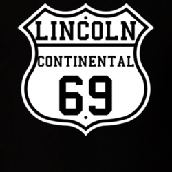 Highway Route 1969 Lincoln Continental Classic Car T Shirt