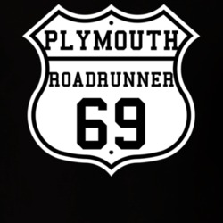 Highway Route 1969 Plymouth Roadrunner Classic Car T Shirt