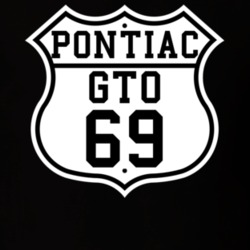 Highway Route 1969 Pontiac GTO Classic Car T Shirt