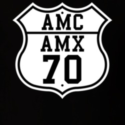 Highway Route 1970 AMC AMX Classic Car T Shirt