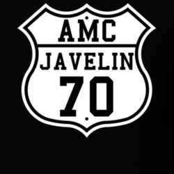 Highway Route 1970 AMC Javelin Classic Car T Shirt