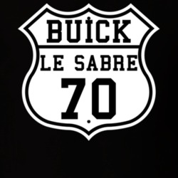 Highway Route 1970 Buick Le Sabre Classic Car T Shirt