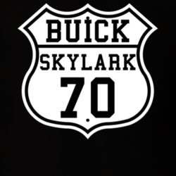 Highway Route 1970 Buick Skylark Classic Car T Shirt