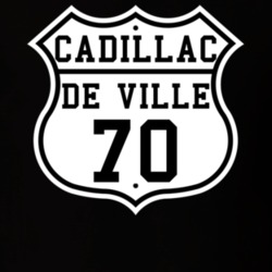 Highway Route 1970 Cadillac De Ville Classic Car T Shirt
