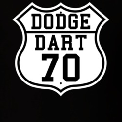 Highway Route 1970 Dodge Dart Classic Car T Shirt